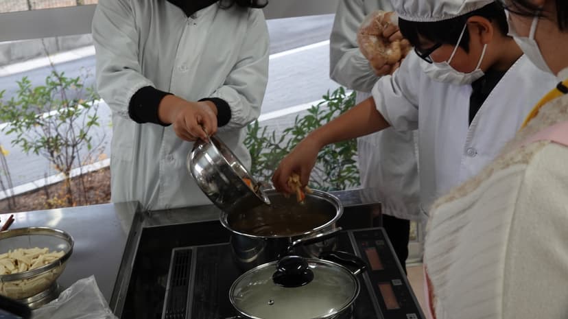 調理実習の様子