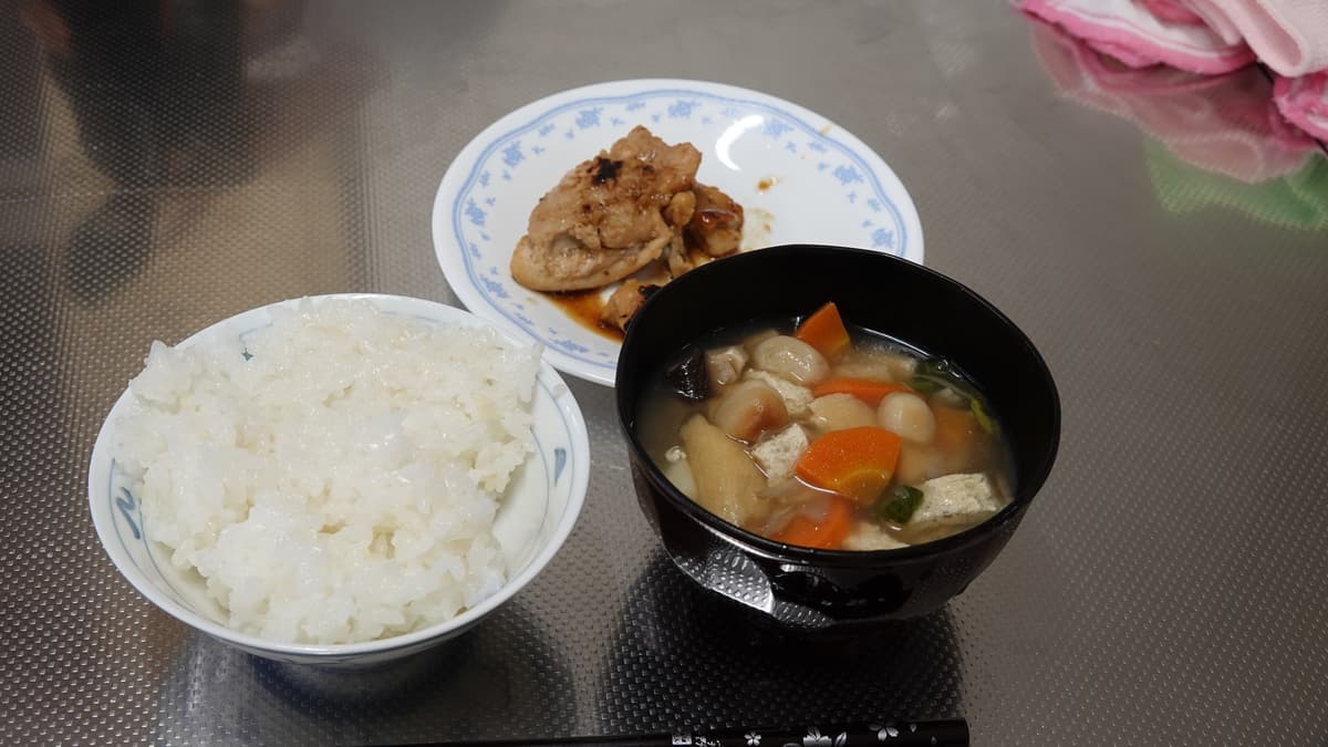 おくずかけの調理