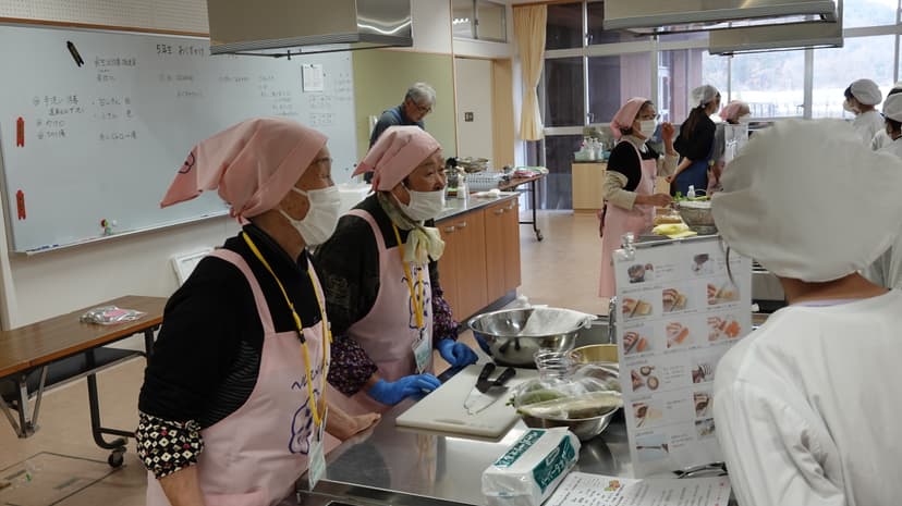 調理実習の様子