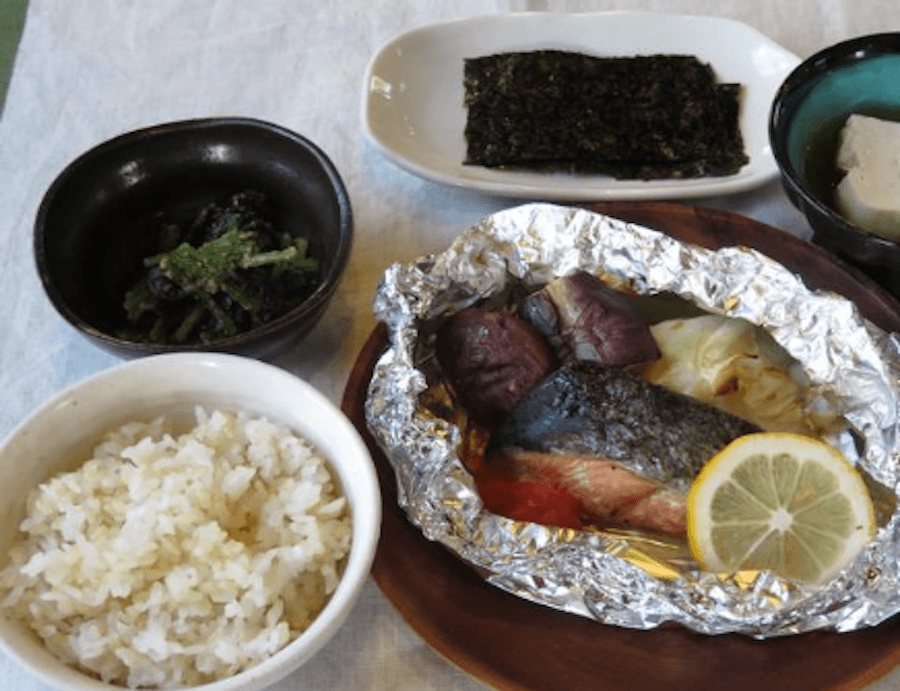 鮭のホイル焼き